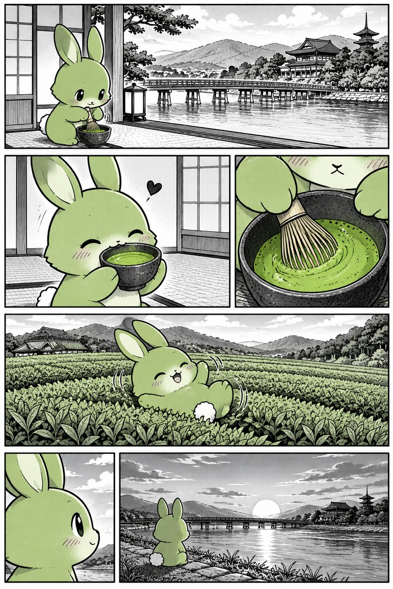抹茶うさぎの宇治時間 — ページ 2