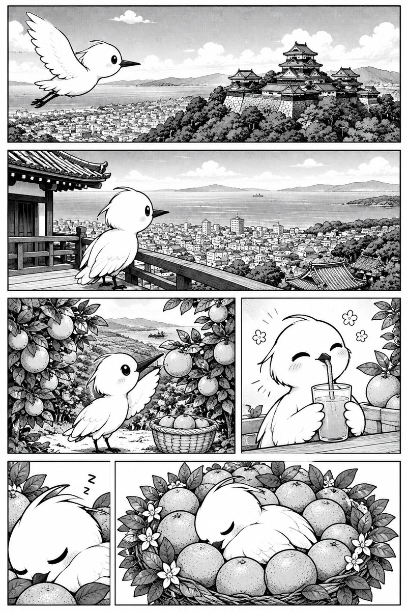 白鷺、道後に舞う — ページ 2